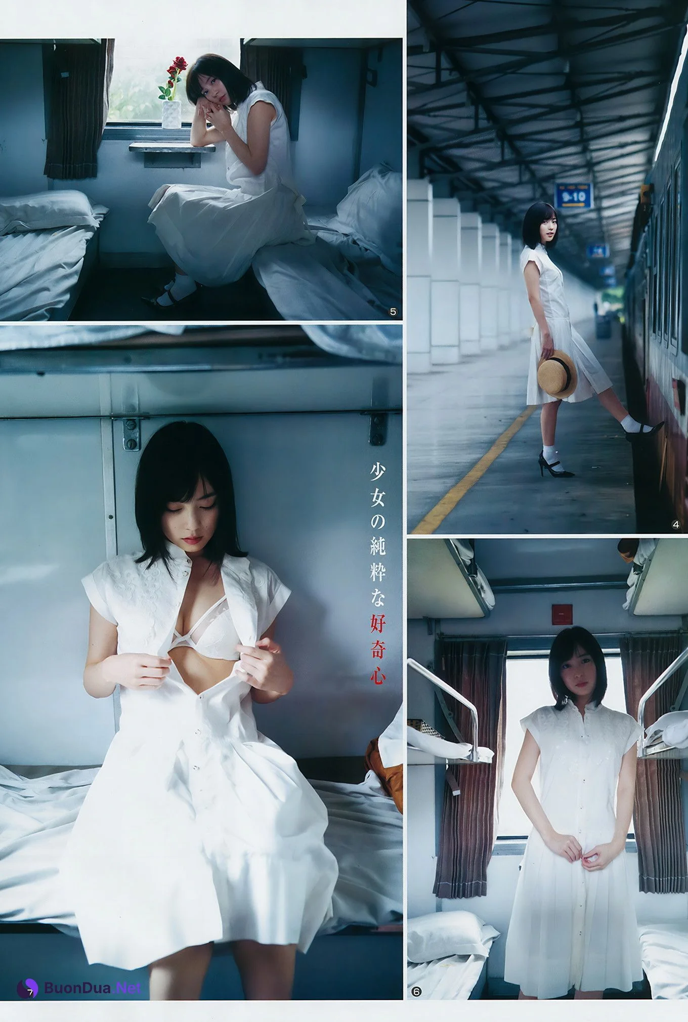 池上紗理依 花守ゆみり, Young Jump 2018 No.42 (ヤングジャンプ 2018年42号) - Photo 7