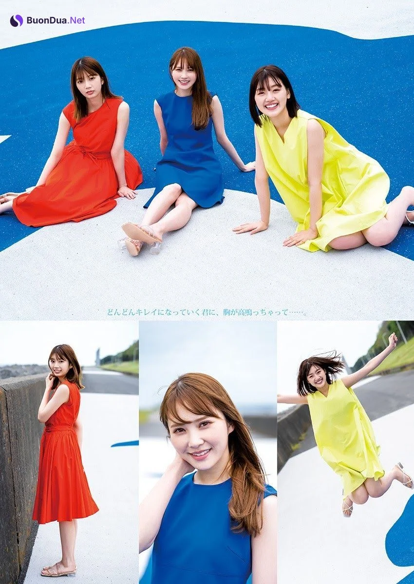 加藤史帆, 佐々木美玲, 高本彩花, Young Jump 2021 No.26 (ヤングジャンプ 2021年26号) - Photo 4