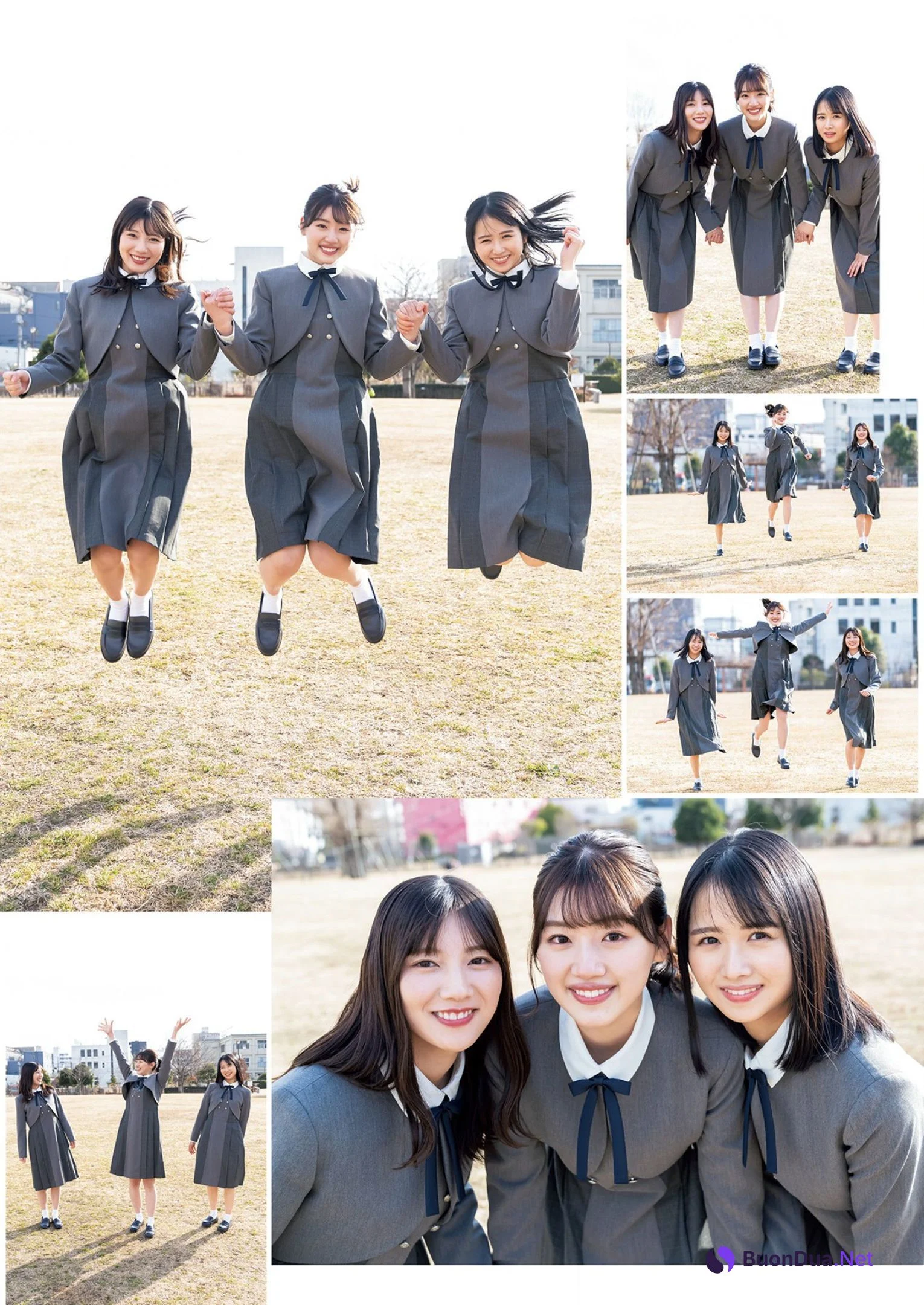 佐々木美玲 河田陽菜 上村ひなの, Young Jump 2022 No.16 (ヤングジャンプ 2022年16号) - Photo 3