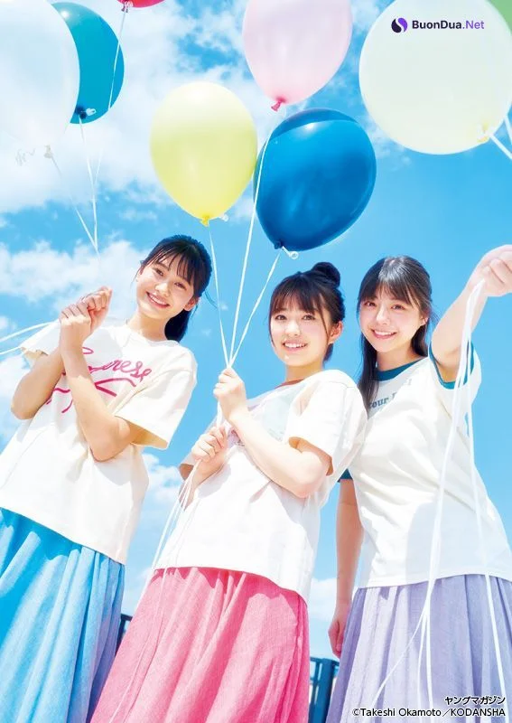 冨里奈央 奥田いろは 小川彩, Young Magazine 2022 No.34 (ヤングマガジン 2022年34号) - Photo 5