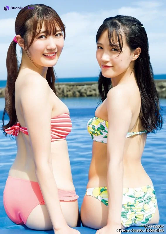 河西結心 江口紗耶, Young Magazine 2023 No.38 (ヤングマガジン 2023年38号) - Photo 8