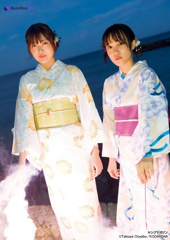 河西結心 江口紗耶, Young Magazine 2023 No.38 (ヤングマガジン 2023年38号) - Photo 9