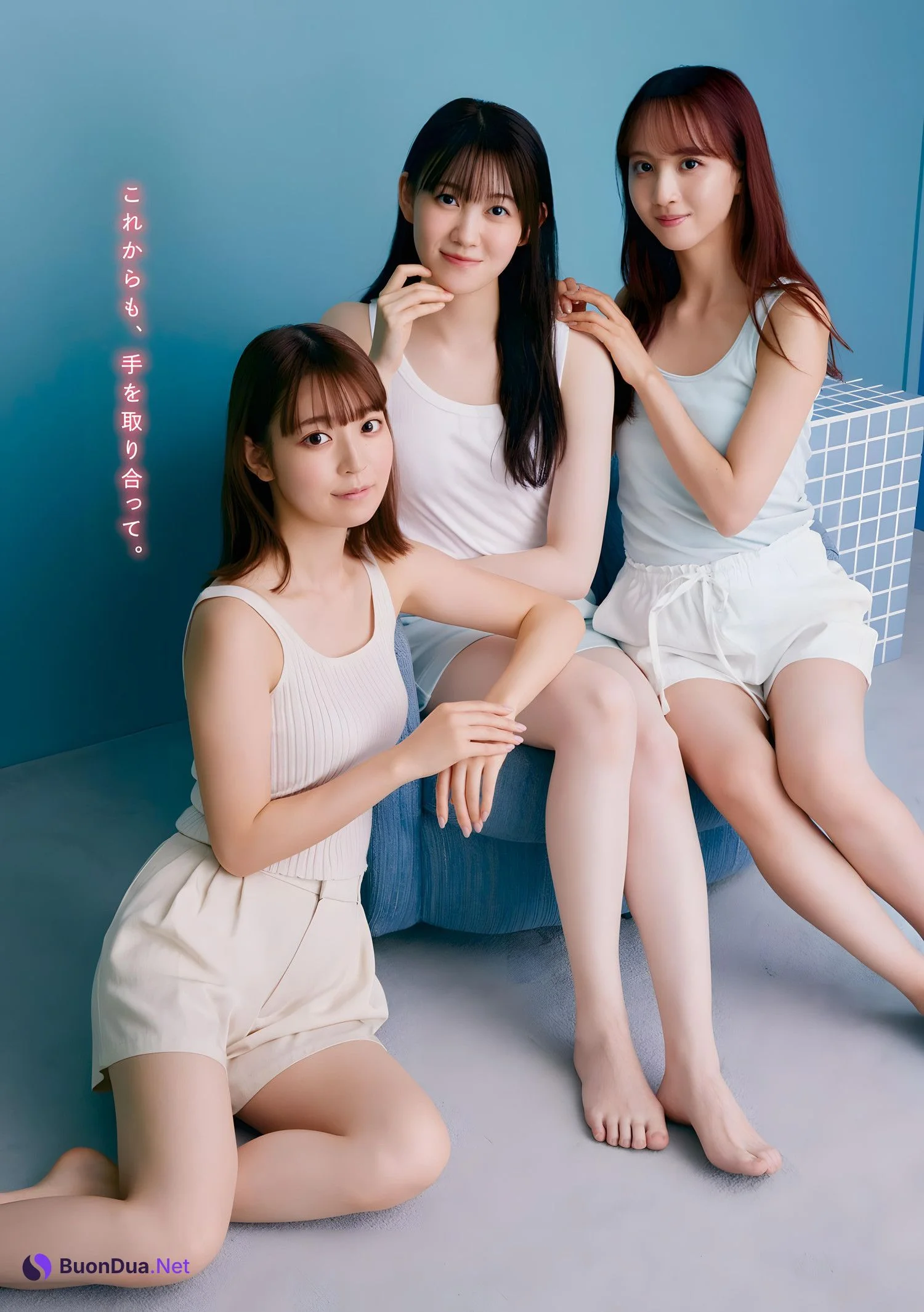 阪口珠美・佐藤楓・松尾美佑, Young Magazine 2024 No.03 (ヤングマガジン 2024年3号) - Photo 8