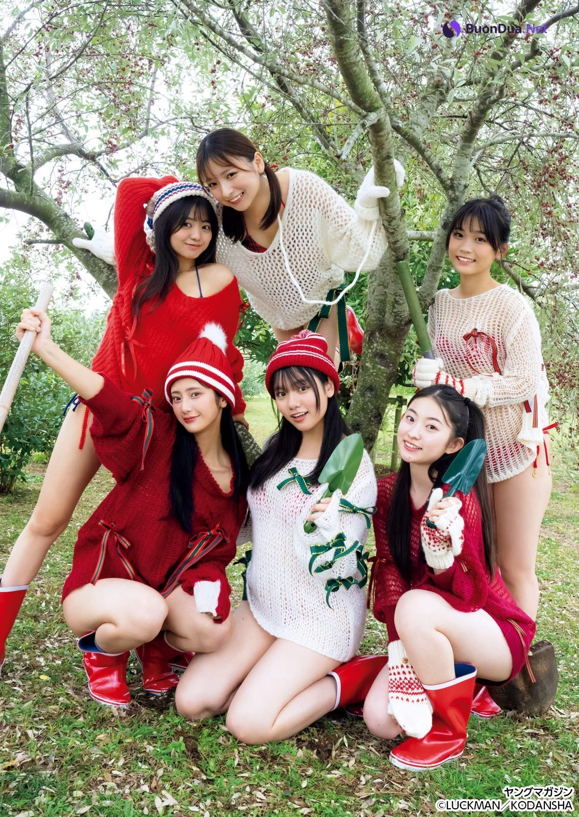一ノ瀬瑠菜 加藤綾乃 吉井しえる 尾茂井奏良 大西陽羽 古田彩仁, Young Magazine 2025 No.02-03 (ヤングマガジン 2025年2・3号) - Photo 8
