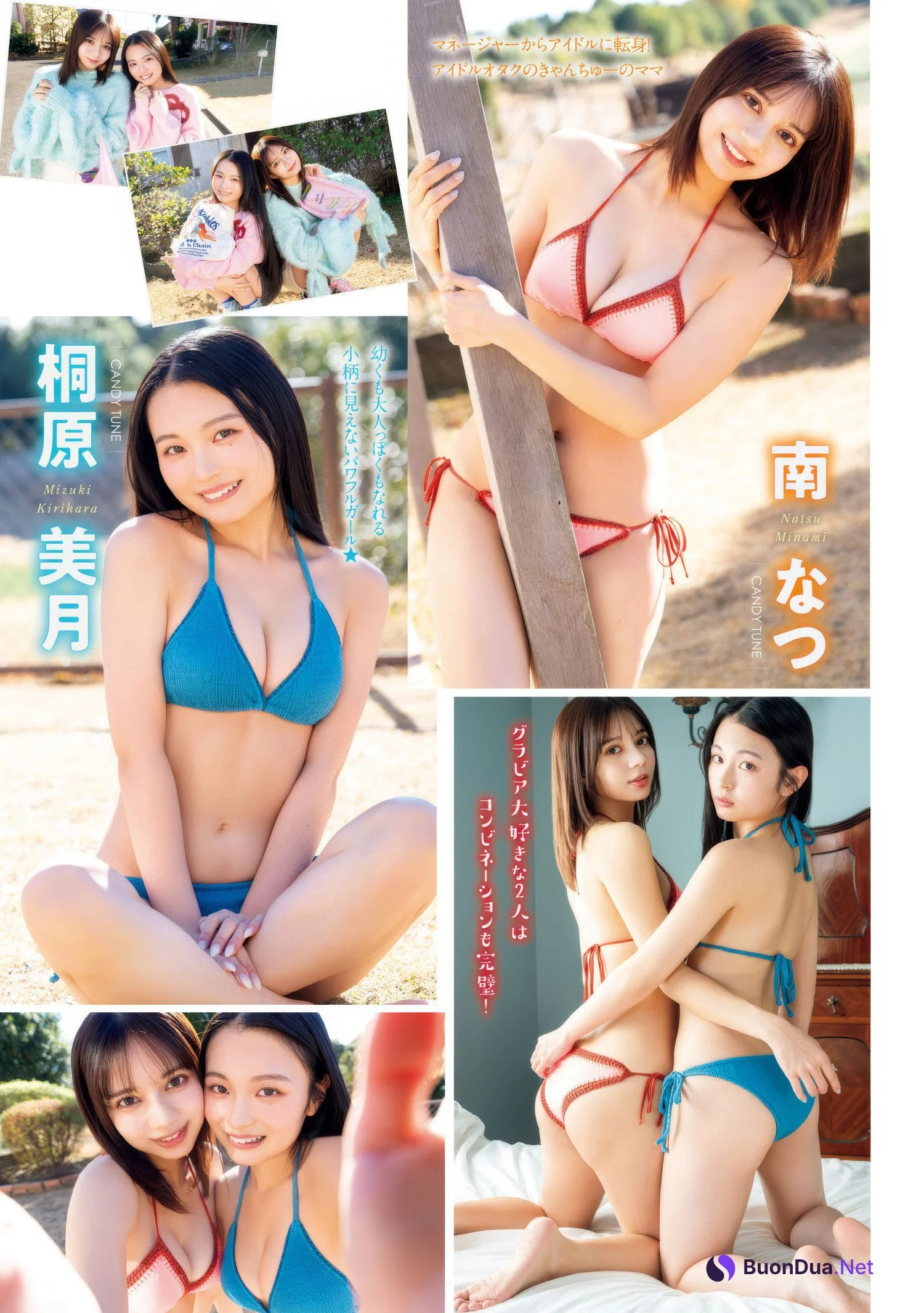 塩川莉世・庄司なぎさ・南なつ・桐原美月, Young Magazine 2025 No.12 (週刊ヤングマガジン 2025年12号) - 写真 2