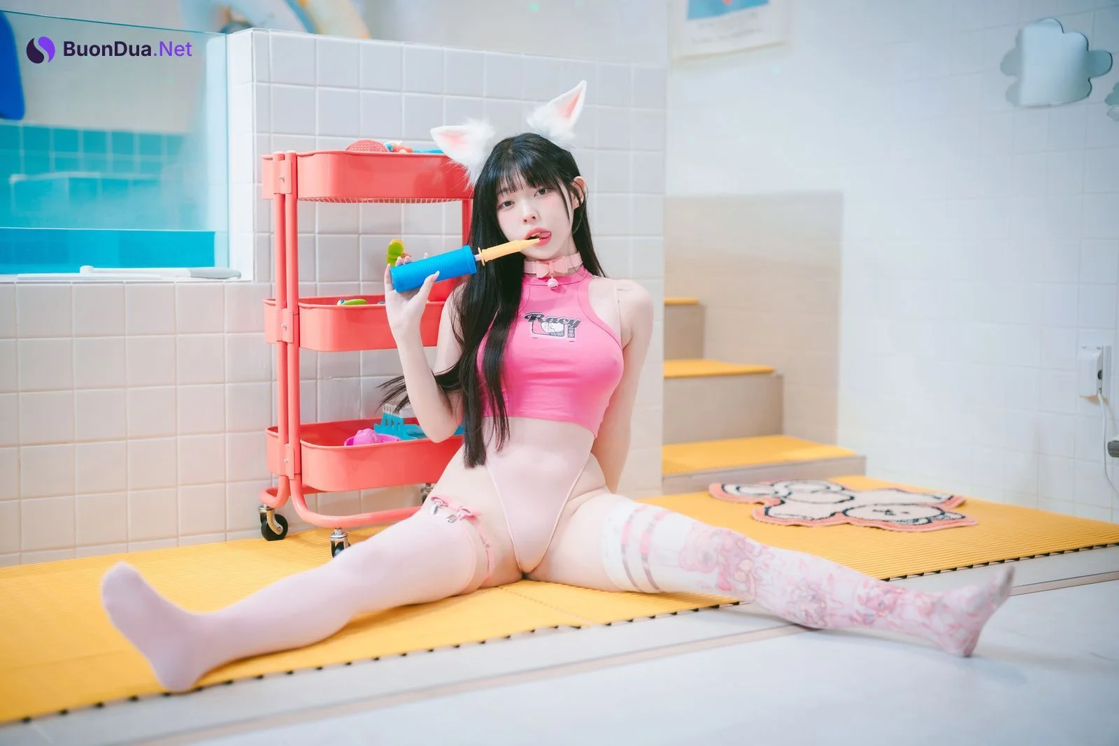 Yudi 유디, DJAWA “Pink Bunny & Black Cat” Set.01 - Photo 10