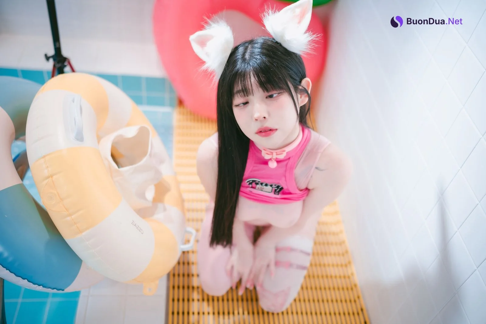 Yudi 유디, DJAWA “Pink Bunny & Black Cat” Set.02 - Photo 10
