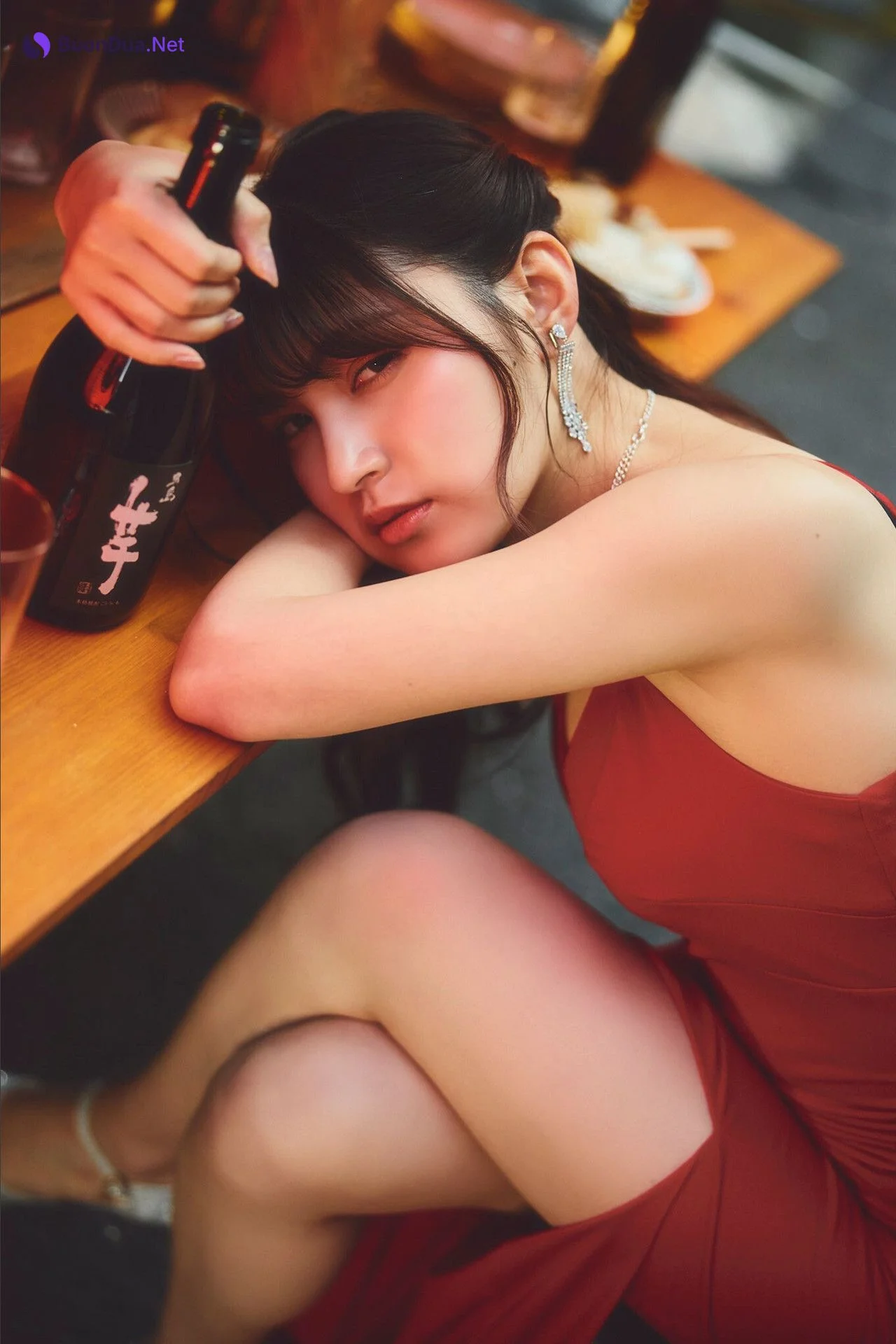 Yui Kojina 神志那結衣, SPA！デジタル写真集 「赤いドレスを脱いだら……」 Set.01 - รูปภาพ 3