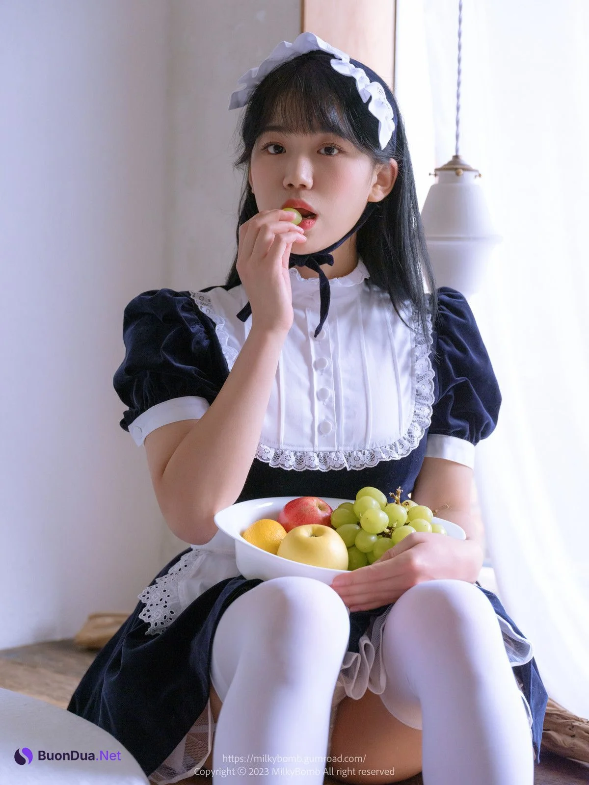 Yui 유이, [MilkyBomb] Maid Set.01 - Photo 4