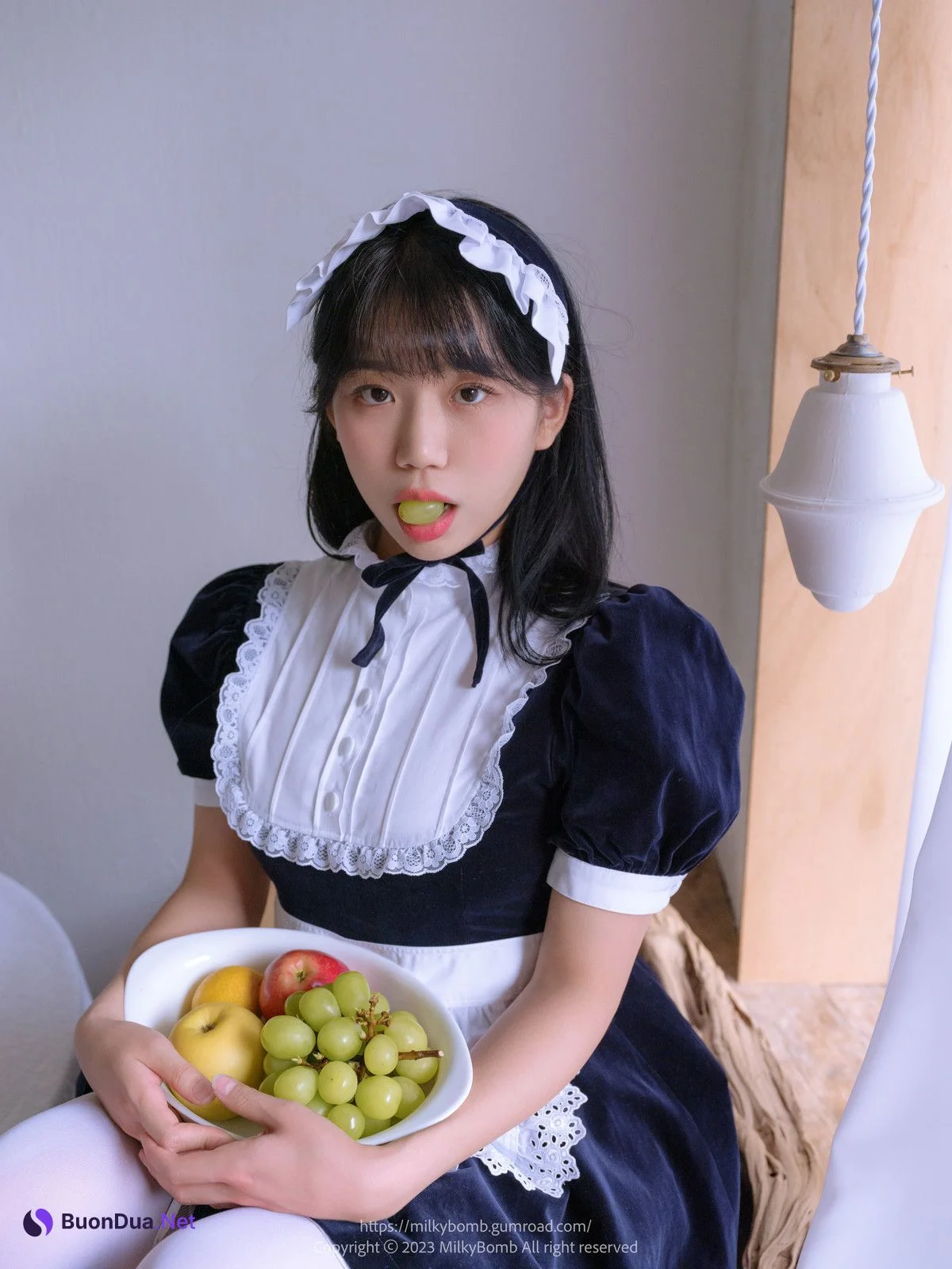 Yui 유이, [MilkyBomb] Maid Set.01 - Photo 5