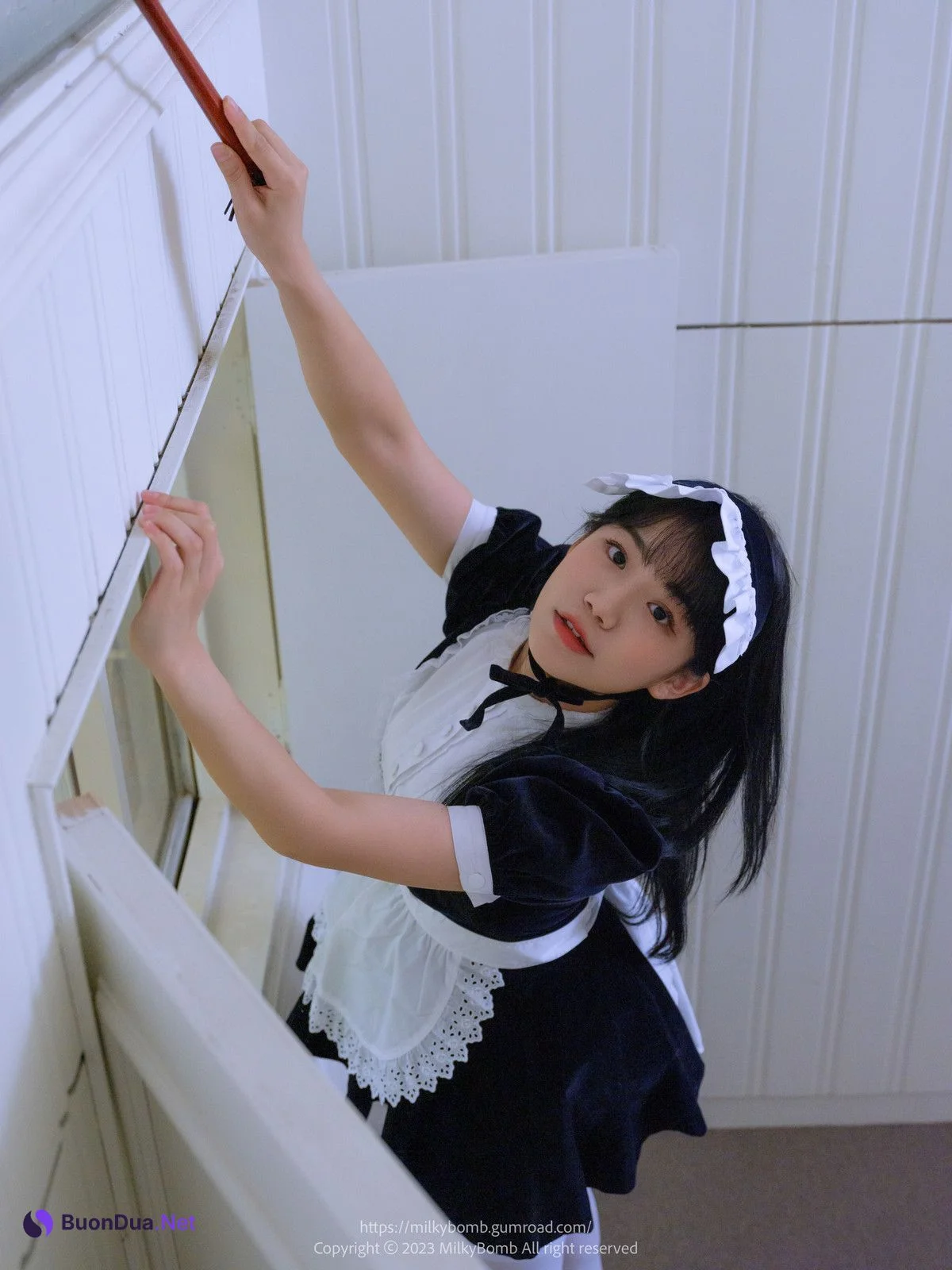 Yui 유이, [MilkyBomb] Maid Set.02 - Photo 10