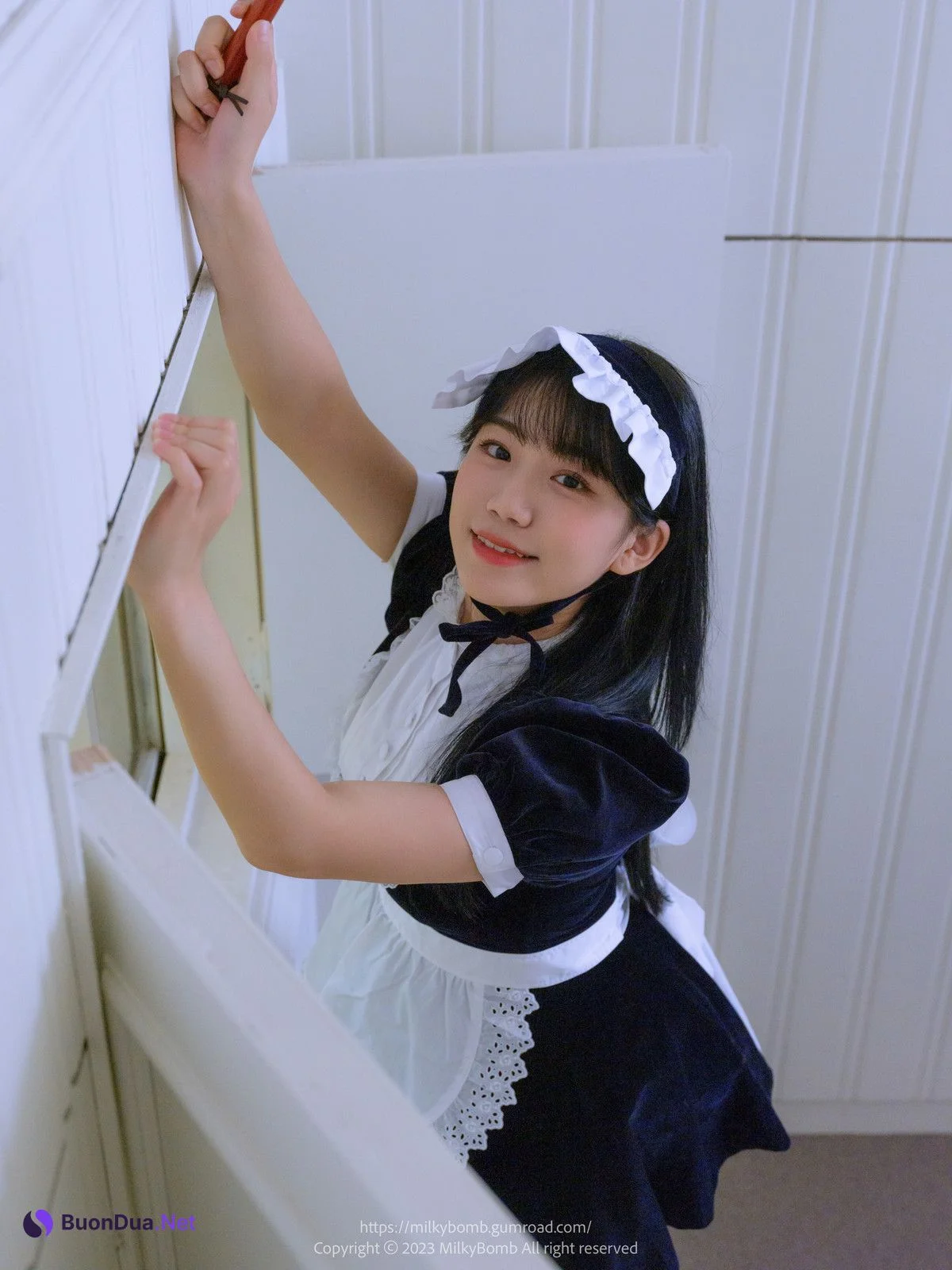 Yui 유이, [MilkyBomb] Maid Set.02 - Photo 11
