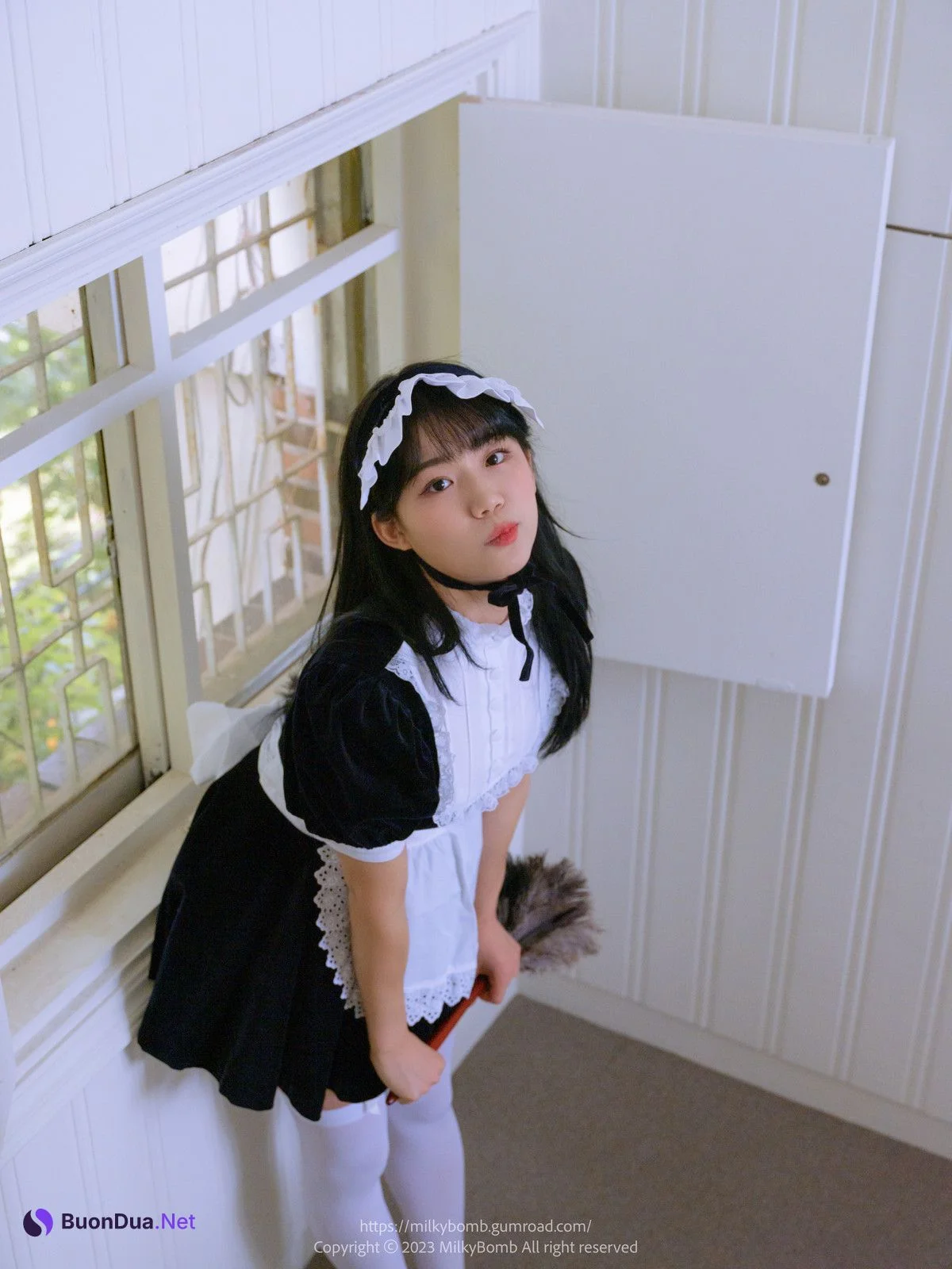 Yui 유이, [MilkyBomb] Maid Set.02 - Photo 12