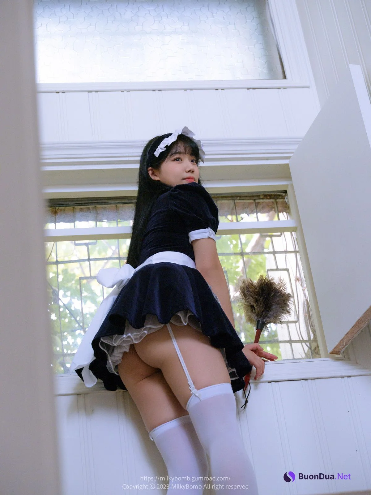 Yui 유이, [MilkyBomb] Maid Set.02 - Photo 13