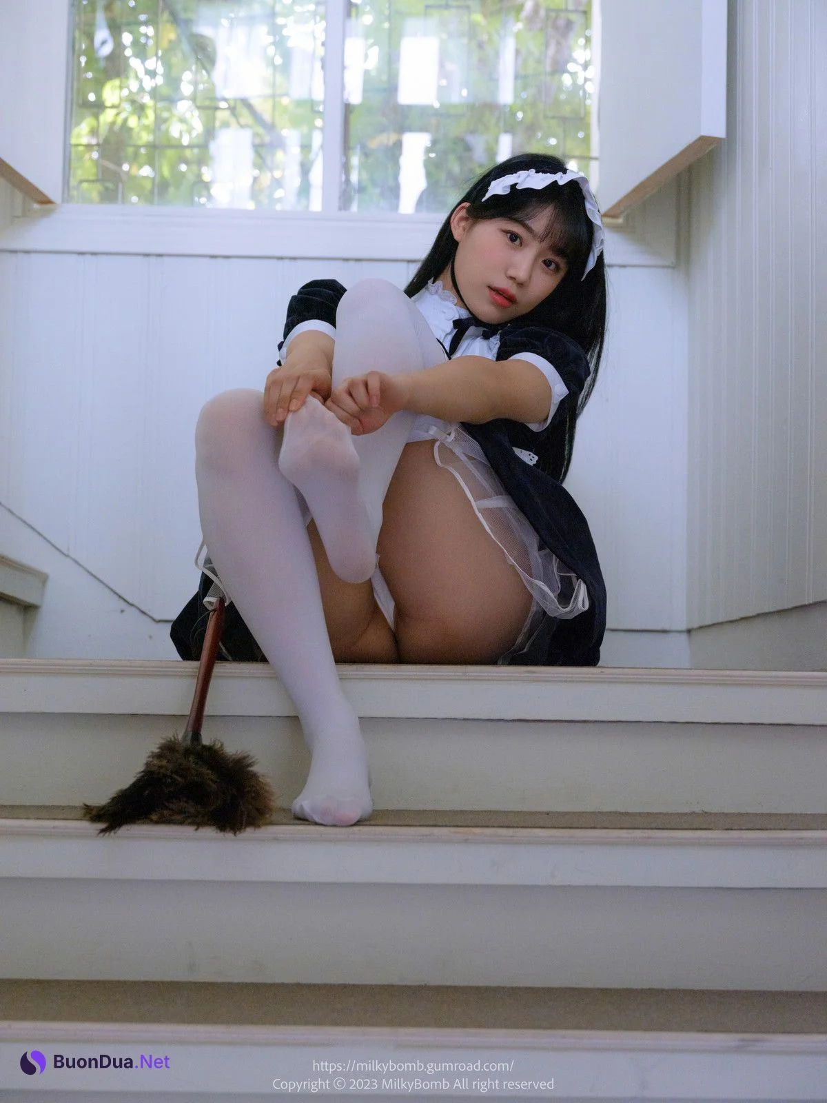 Yui 유이, [MilkyBomb] Maid Set.02 - Photo 16