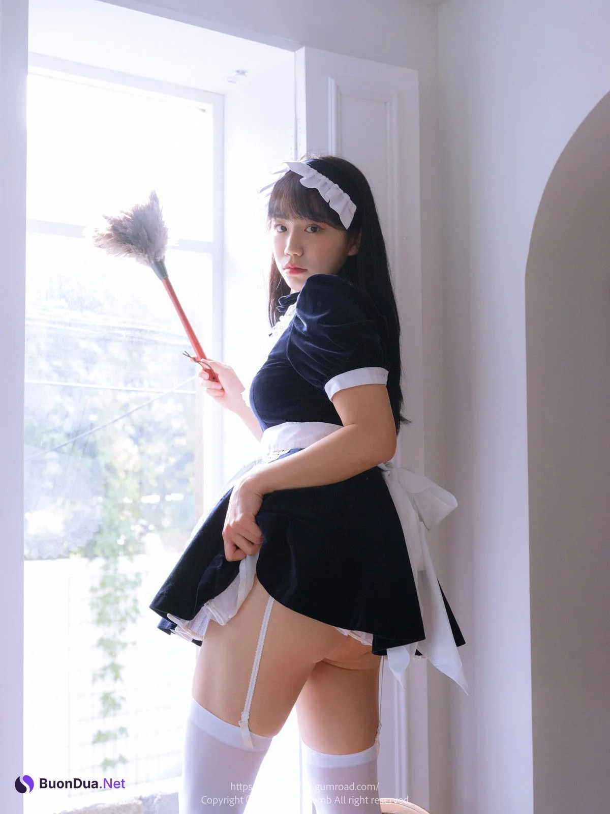 Yui 유이, [MilkyBomb] Maid Set.02 - Photo 7