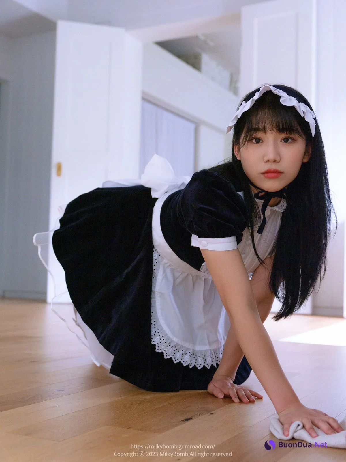 Yui 유이, [MilkyBomb] Maid Set.03 - Photo 11