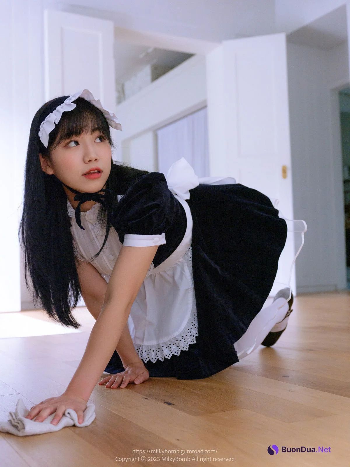 Yui 유이, [MilkyBomb] Maid Set.03 - Photo 16