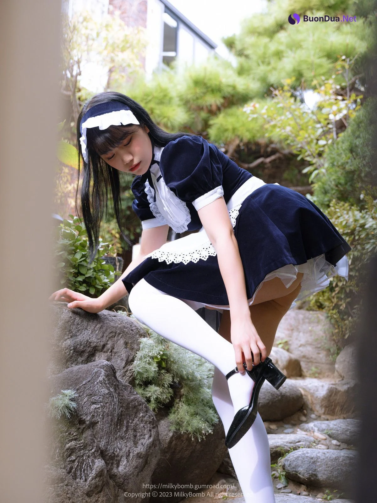 Yui 유이, [MilkyBomb] Maid Set.03 - Photo 17