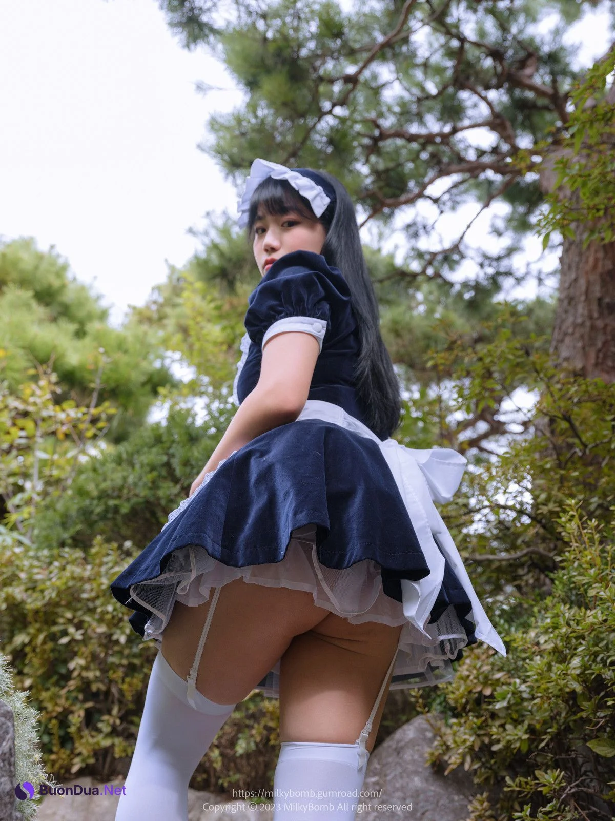 Yui 유이, [MilkyBomb] Maid Set.03 - Photo 20