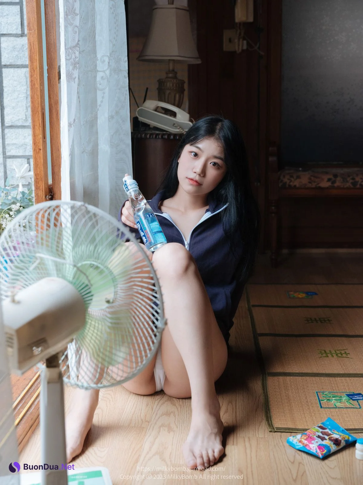 Yui 유이, [MilkyBomb] Tracksuit 체육복 Set.01 - Photo 17