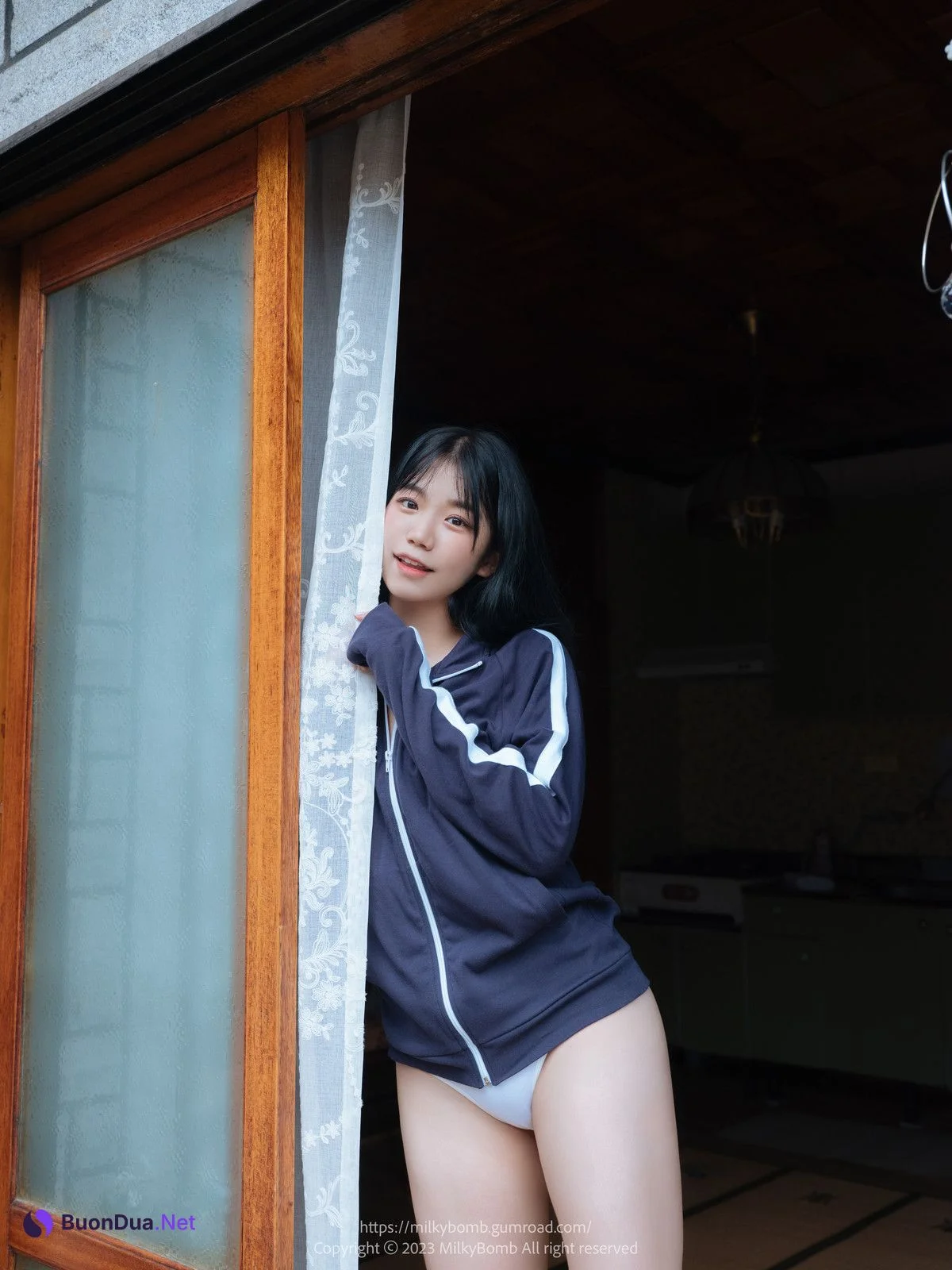Yui 유이, [MilkyBomb] Tracksuit 체육복 Set.02 - Photo 14