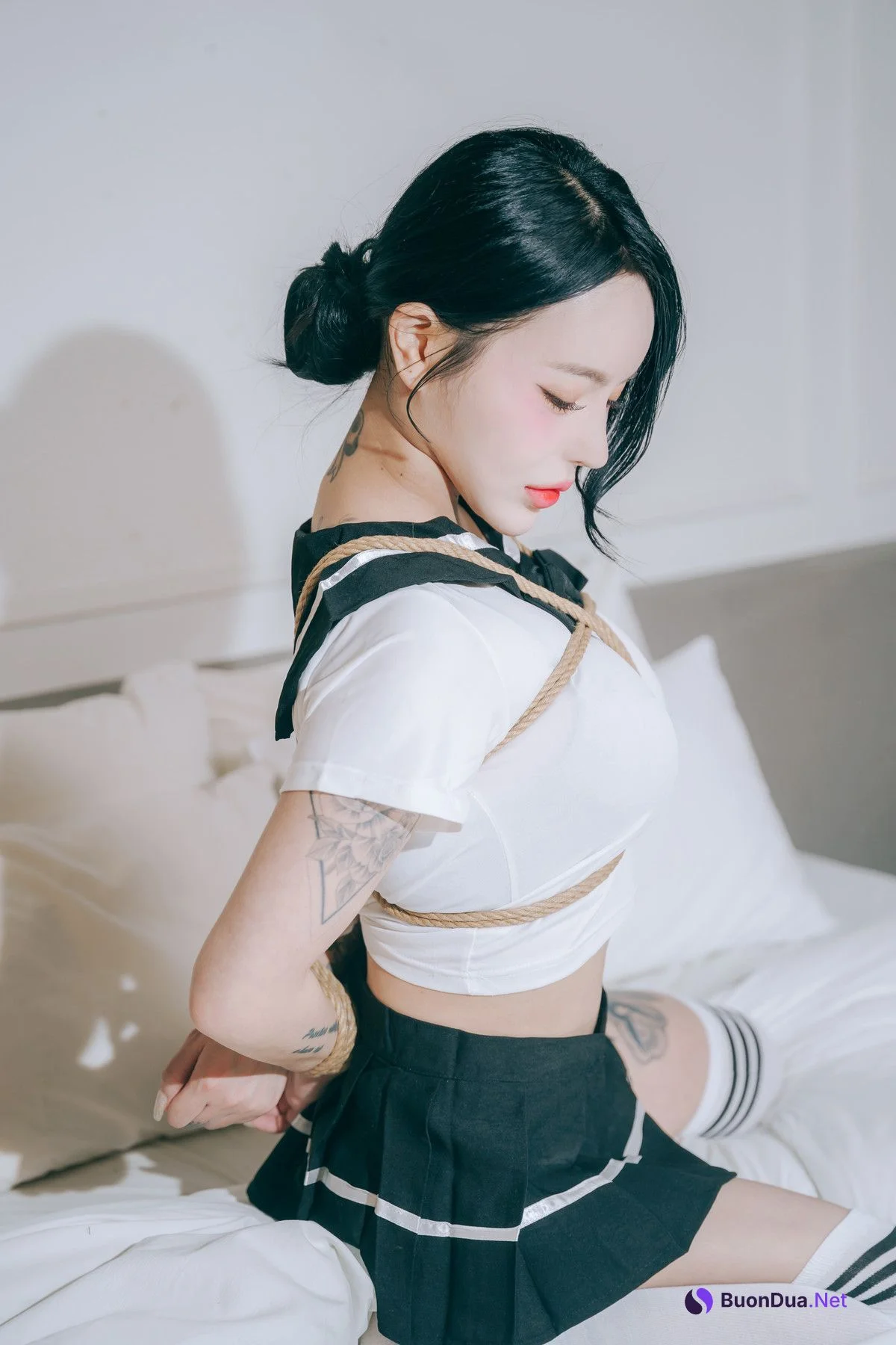 Yuju 유주, [PUSSYLET] Vol.49 Bondage - Photo 6