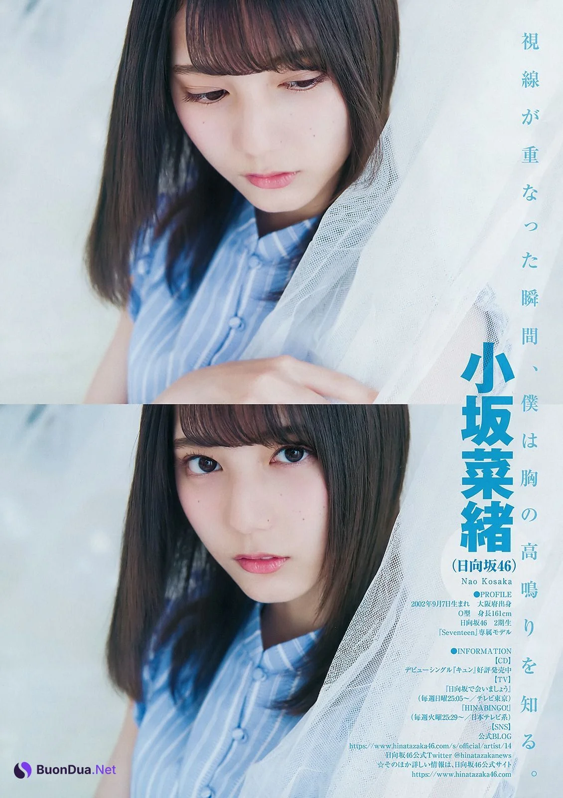 Yuki Yoda 与田祐希, Nao Kosaka 小坂菜緒, Rika Watanabe 渡辺梨加, Young Jump 2019 No.23 (ヤングジャンプ 2019年23号) - Photo 8