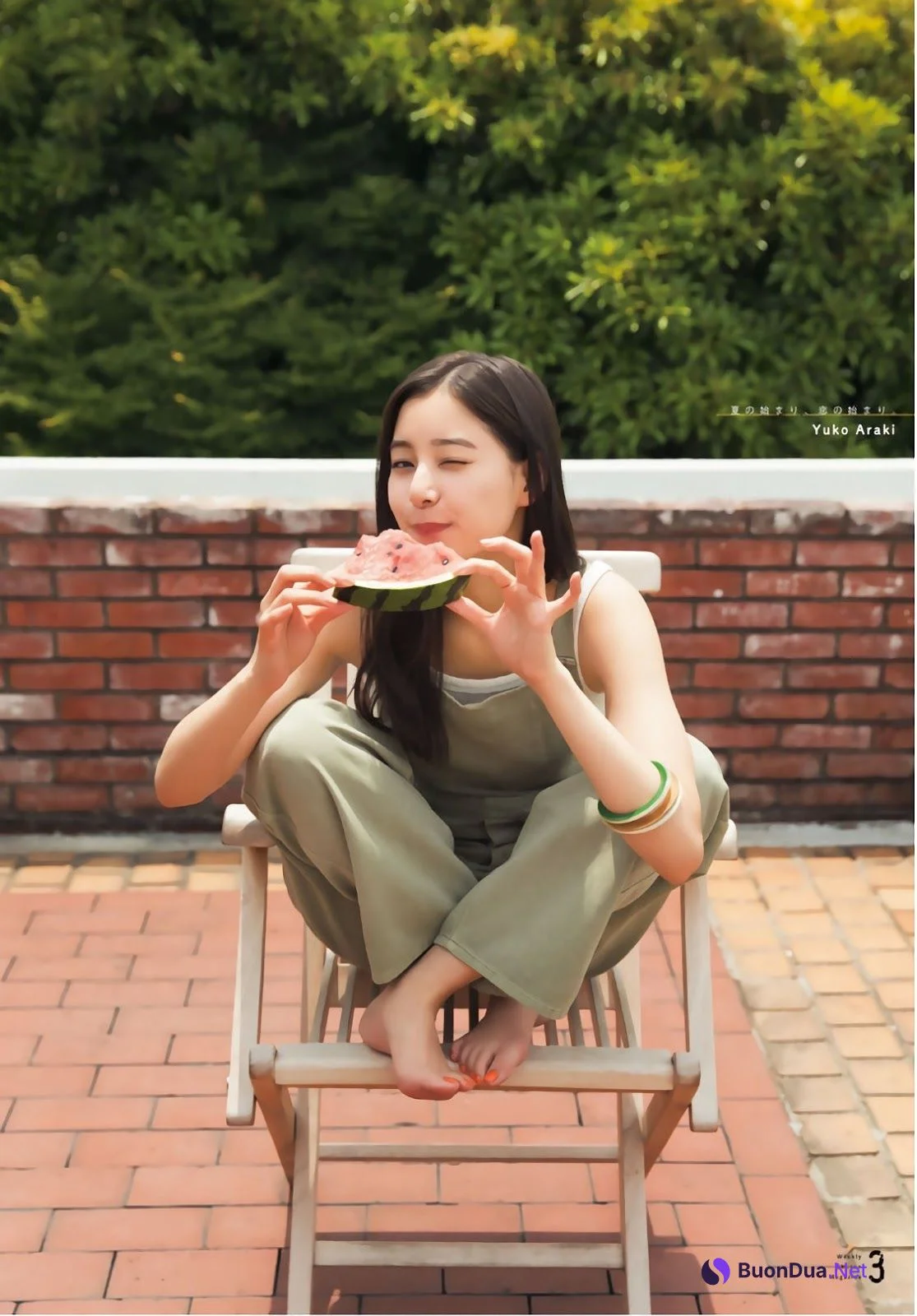 Yuko Araki 新木優子, Shonen Magazine 2019 No.30 (少年マガジン 2019年30号) - Photo 5
