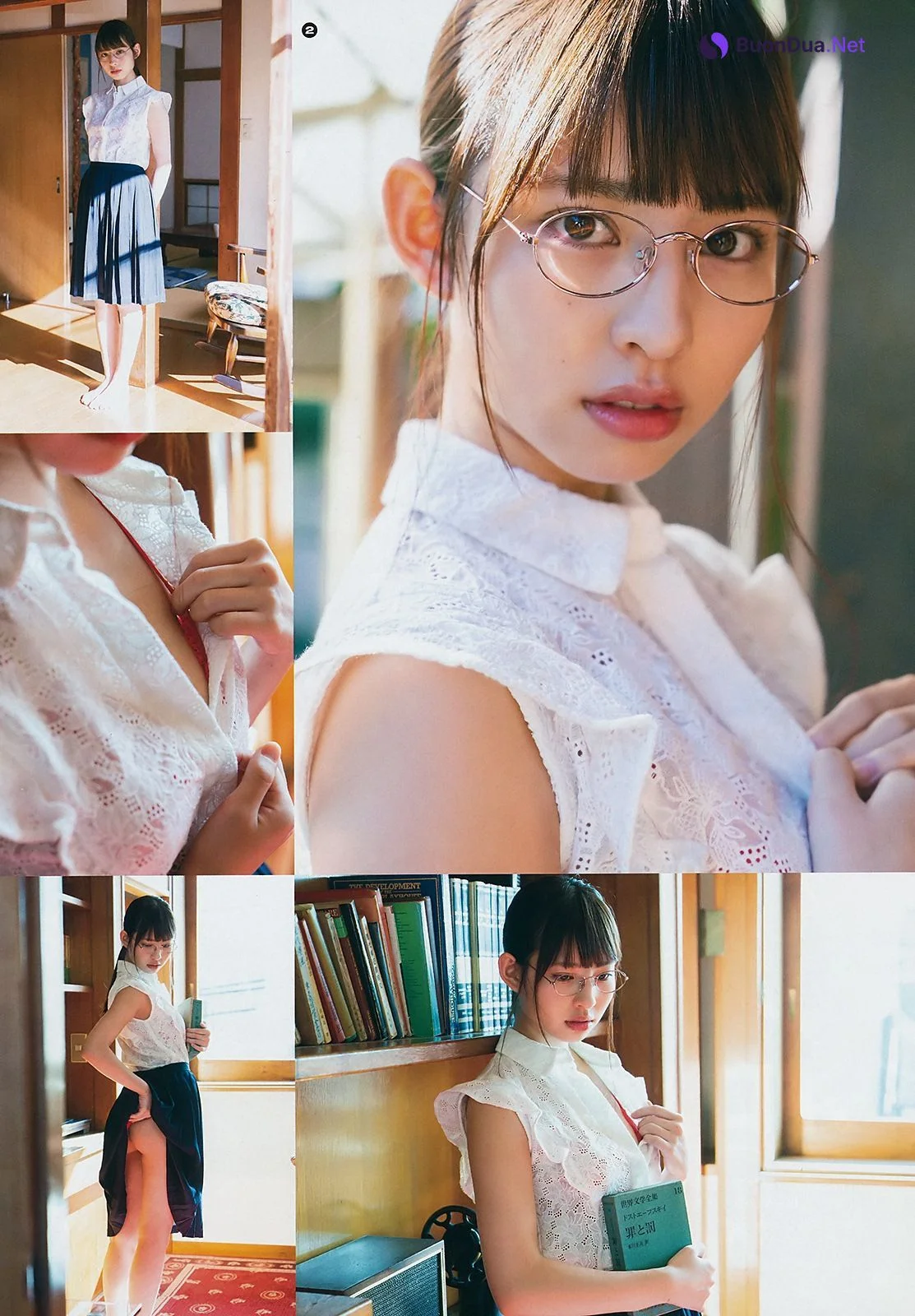 Yuna Okiguchi 沖口優奈, Young Gangan 2019 No.04 (ヤングガンガン 2019年4号) - Photo 2