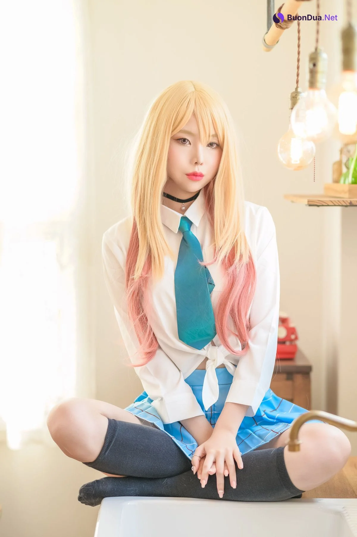 Yuna 유나, [Patreon] Marin Kitagawa & Pink Top - Photo 17