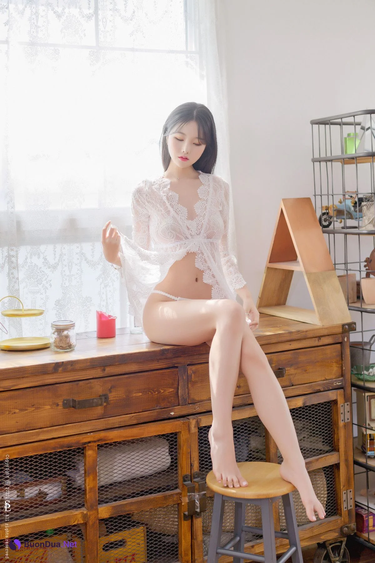 Yuna 유나, [SAINT Photolife] Afternoon Sunshine Set.01 - Photo 6