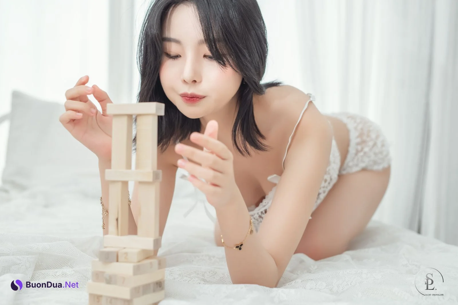 Yuna 유나, [SAINT Photolife] Jenga - Photo 13