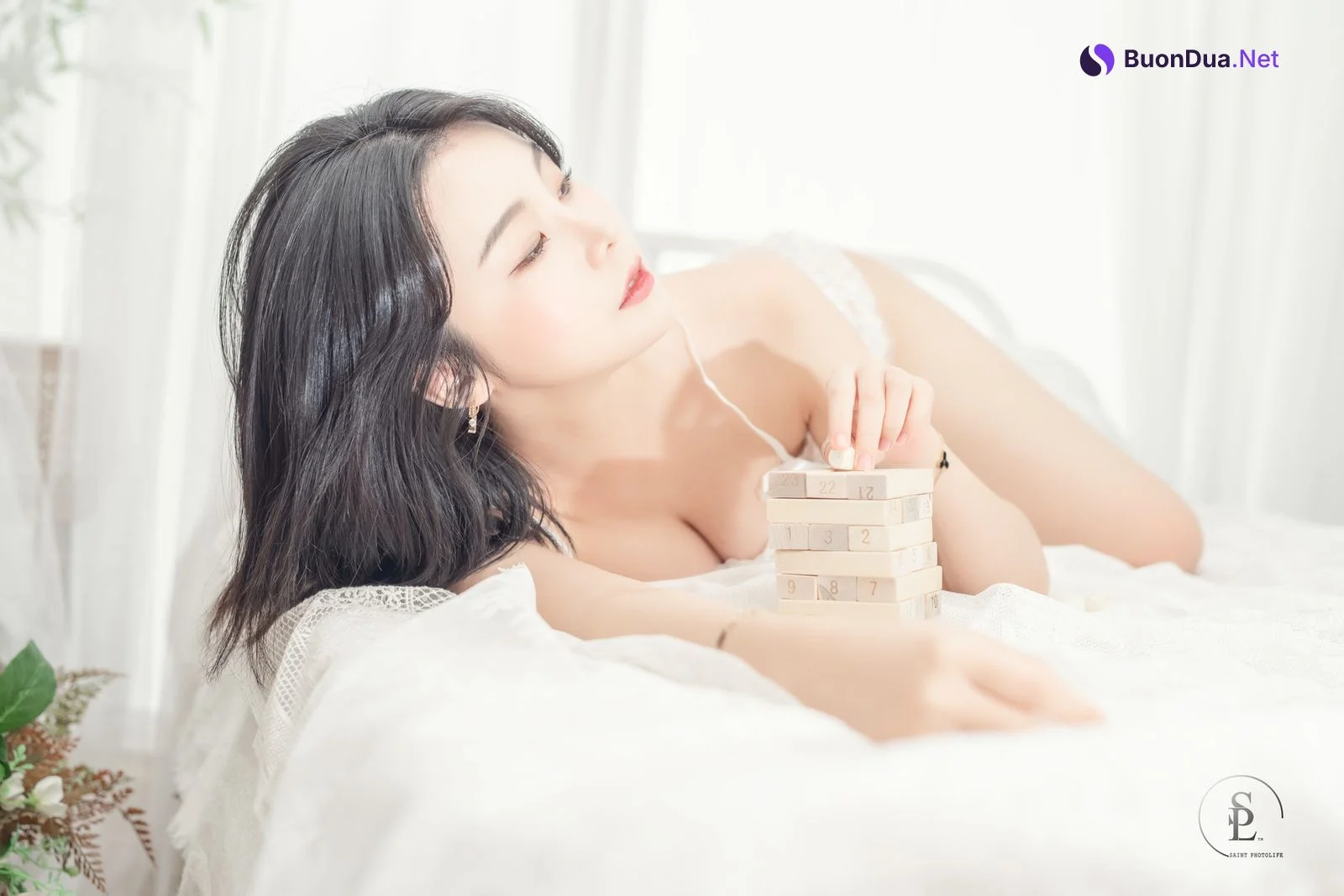 Yuna 유나, [SAINT Photolife] Jenga - Photo 17