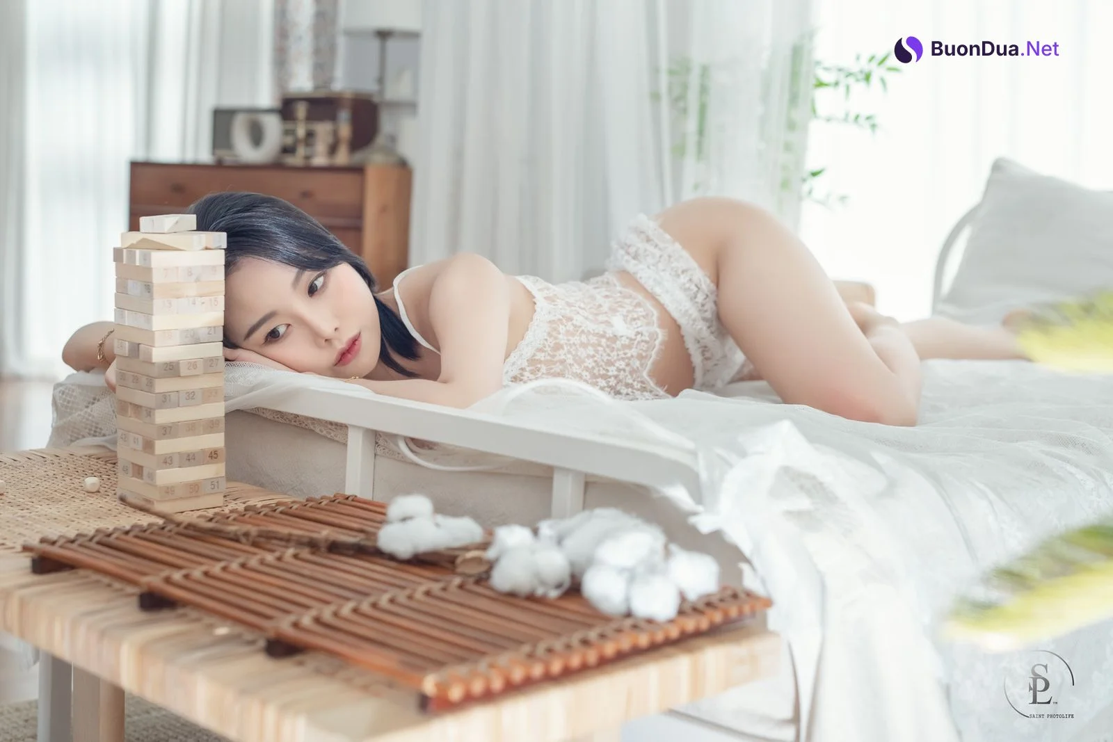Yuna 유나, [SAINT Photolife] Jenga - Photo 2