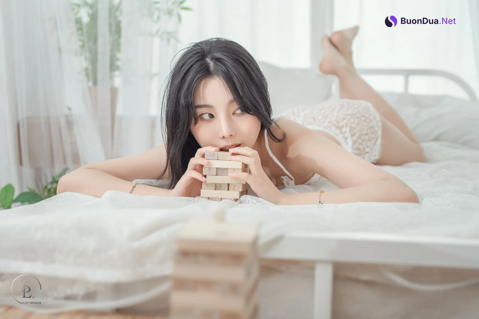 Yuna 유나, [SAINT Photolife] Jenga - Photo 20