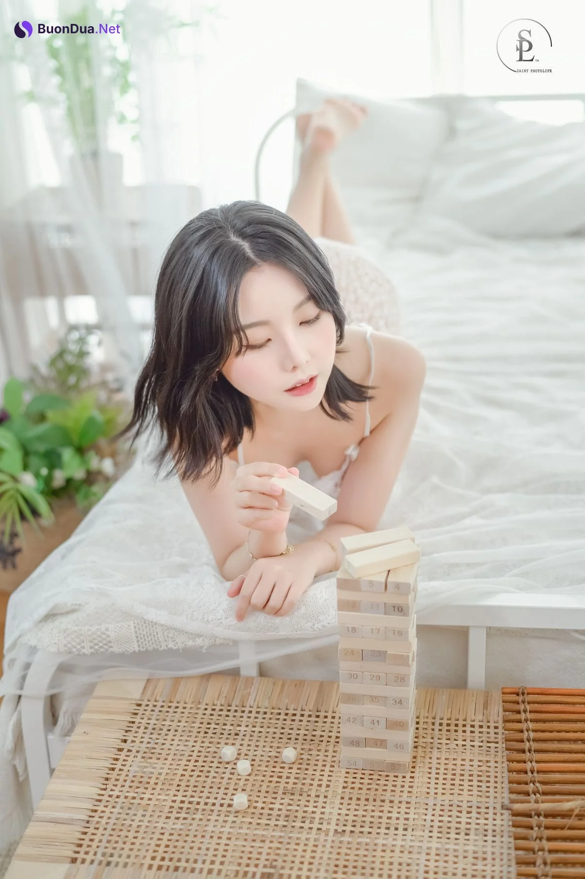 Yuna 유나, [SAINT Photolife] Jenga - Photo 4