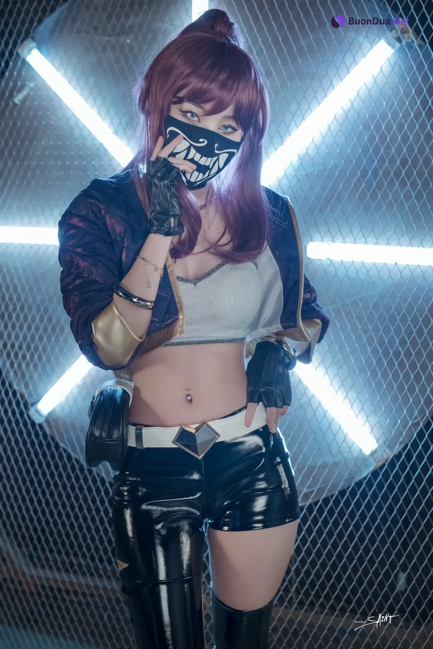 Yuna 유나, [SAINT Photolife] KDA Akali - Photo 4