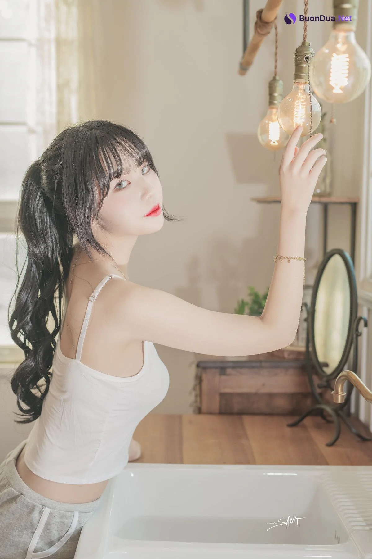 Yuna 유나, [SAINT Photolife] Love On Top Set.02 - Photo 14