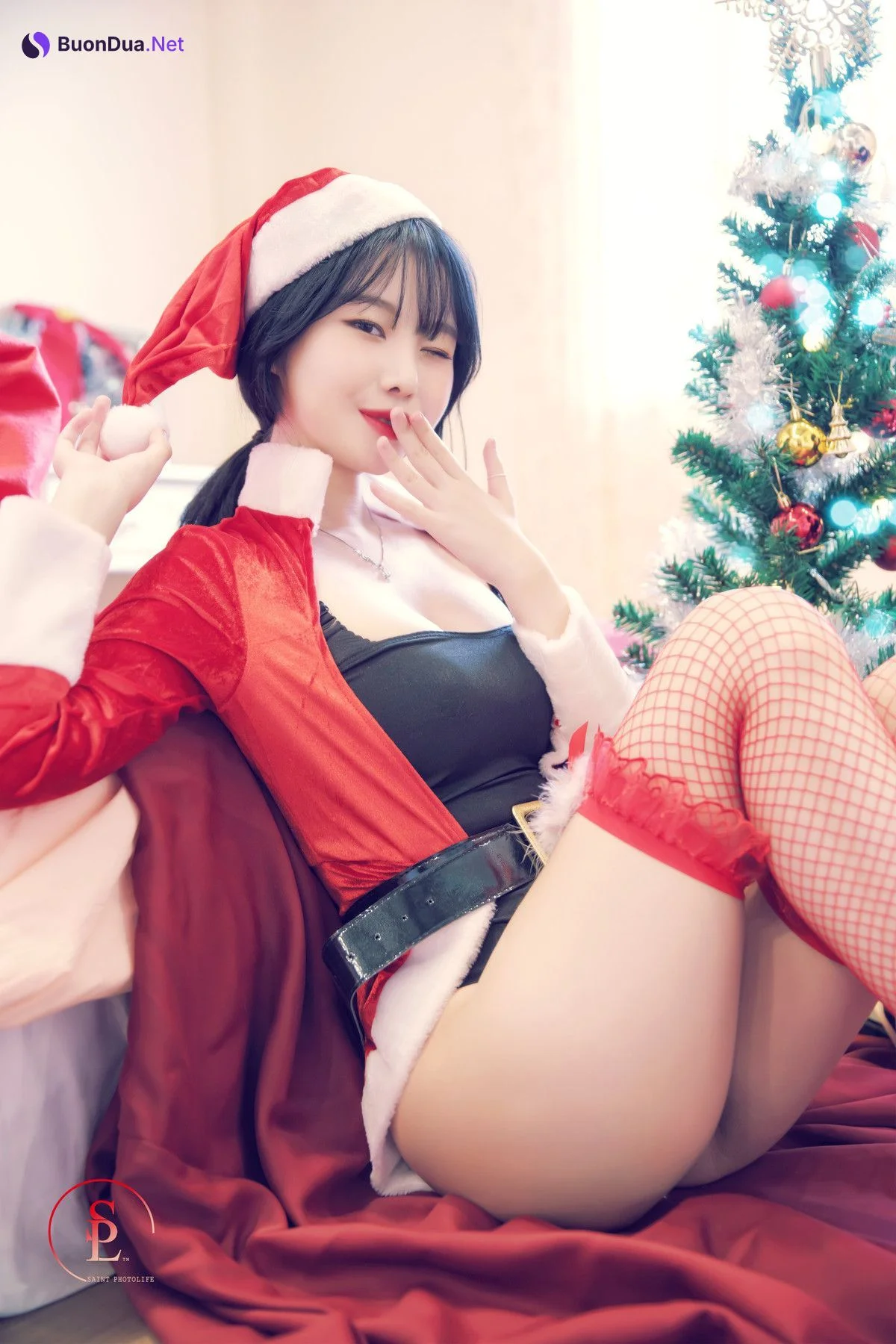 Yuna 유나, [SAINT Photolife] Merry Yuna’s Xmas Set.01 - Photo 12
