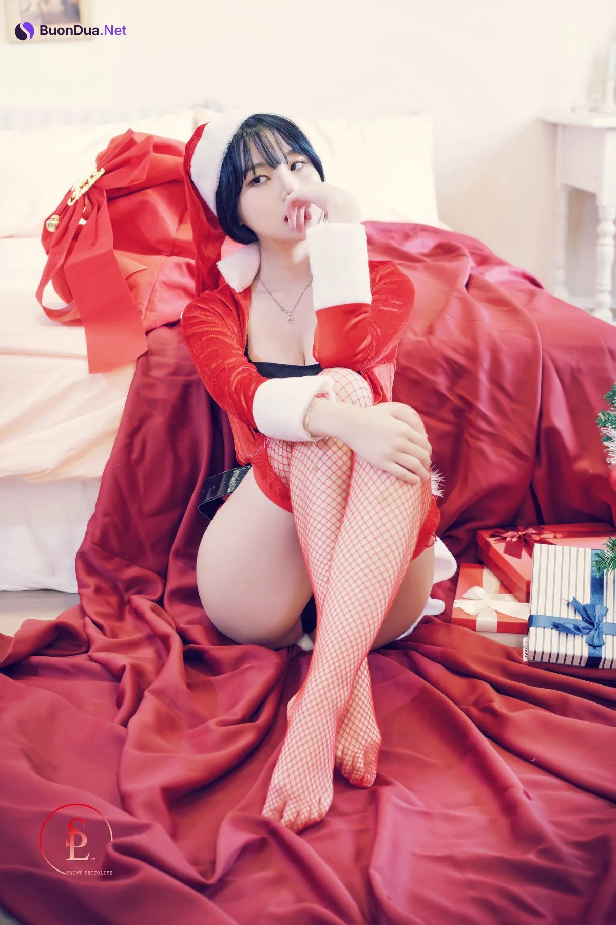 Yuna 유나, [SAINT Photolife] Merry Yuna’s Xmas Set.01 - Photo 8