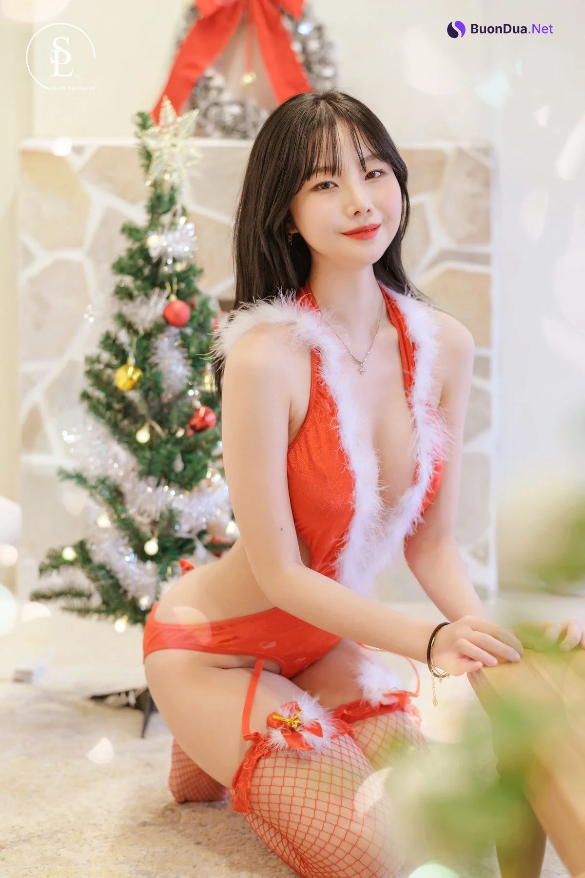 Yuna 유나, [SAINT Photolife] Merry Yuna’s Xmas Set.02 - Photo 12