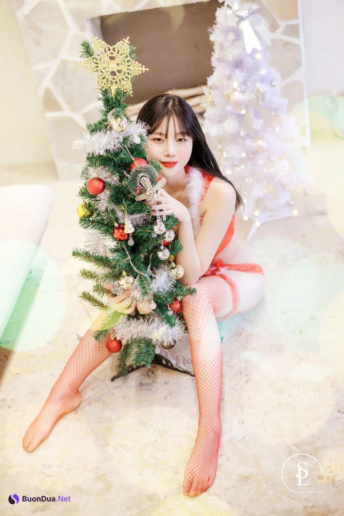 Yuna 유나, [SAINT Photolife] Merry Yuna’s Xmas Set.02 - Photo 14
