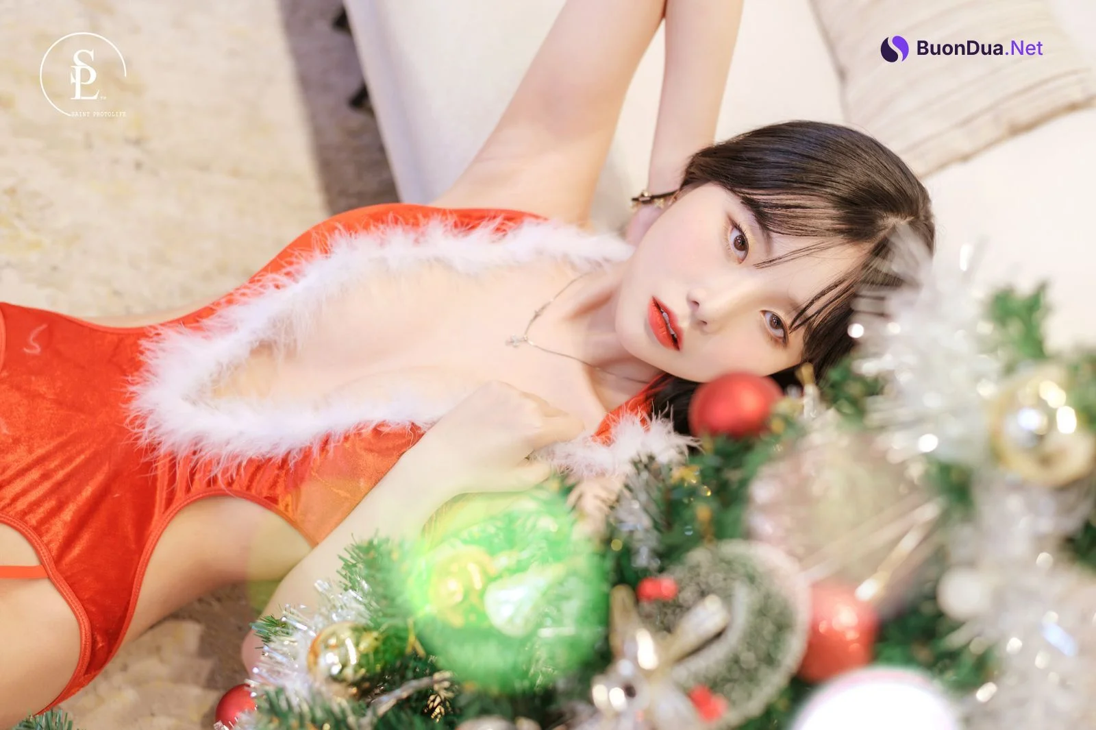 Yuna 유나, [SAINT Photolife] Merry Yuna’s Xmas Set.02 - Photo 6