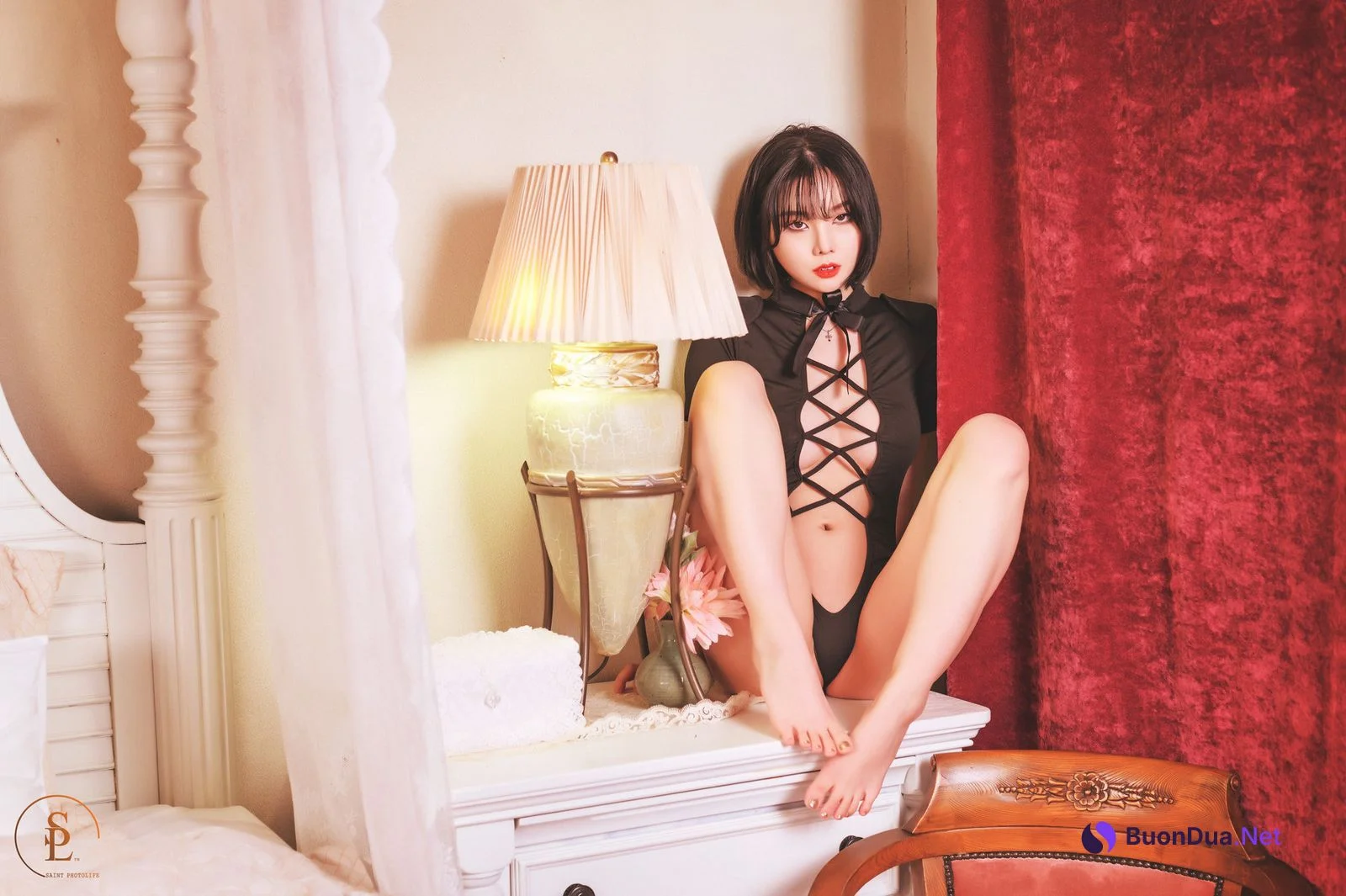 Yuna 유나, [SAINT Photolife] Midnight Set.01 - Photo 6