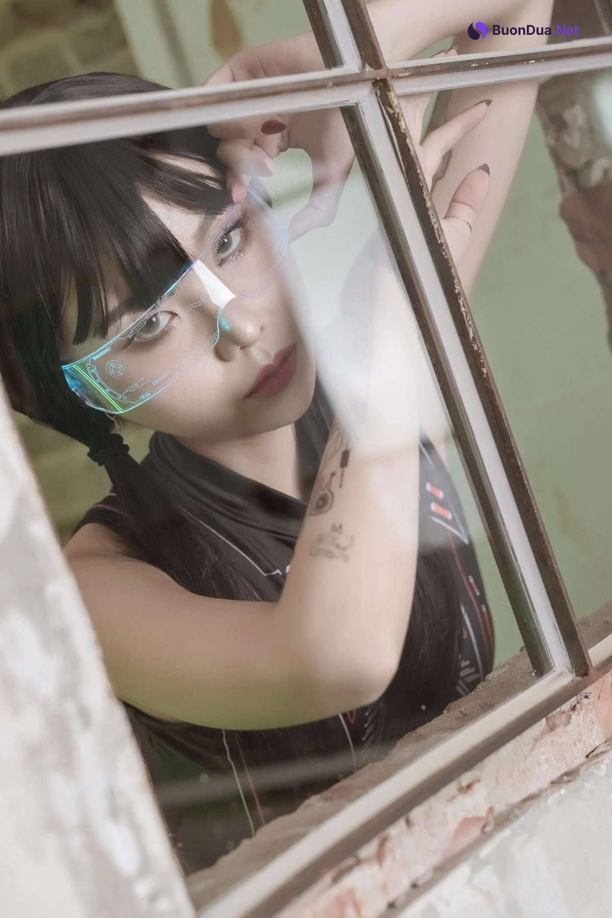 Yuna 유나, Saint PhotoLife Vol.46 Cyber Punk Set.02 - Photo 4