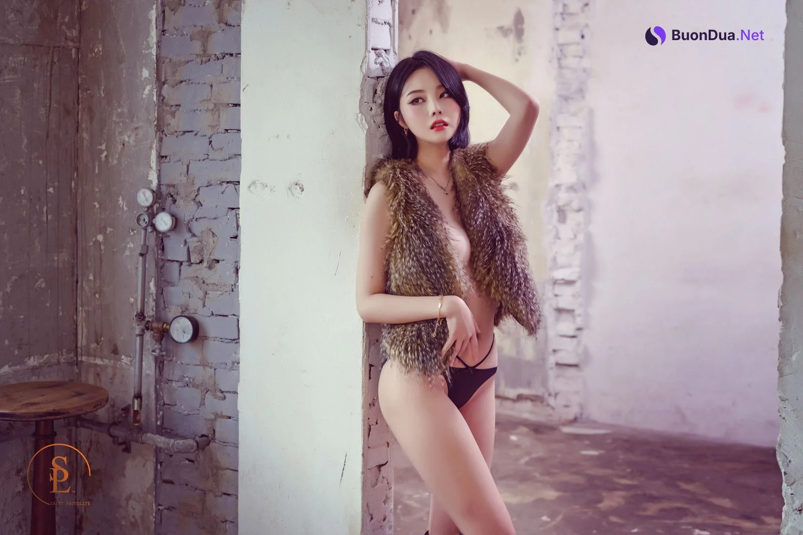 Yuna 유나, [SAINT Photolife] Yuna’s Wild – Set.01 - Photo 20