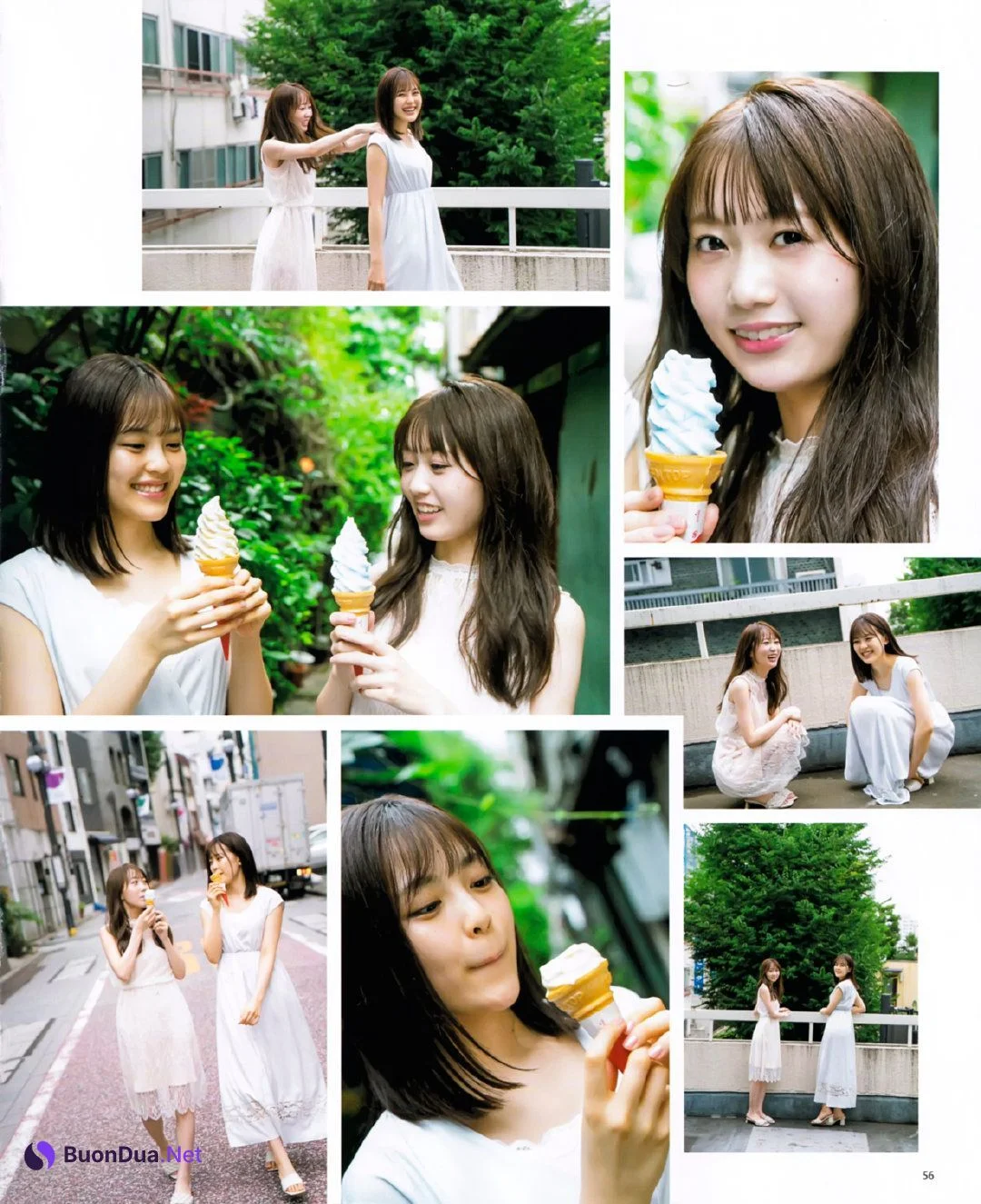 Yuna Shibata 柴田柚菜, Mio Yakubo 矢久保美緒, BOMB! 2021.09 (ボム 2021年9月号) - Photo 3