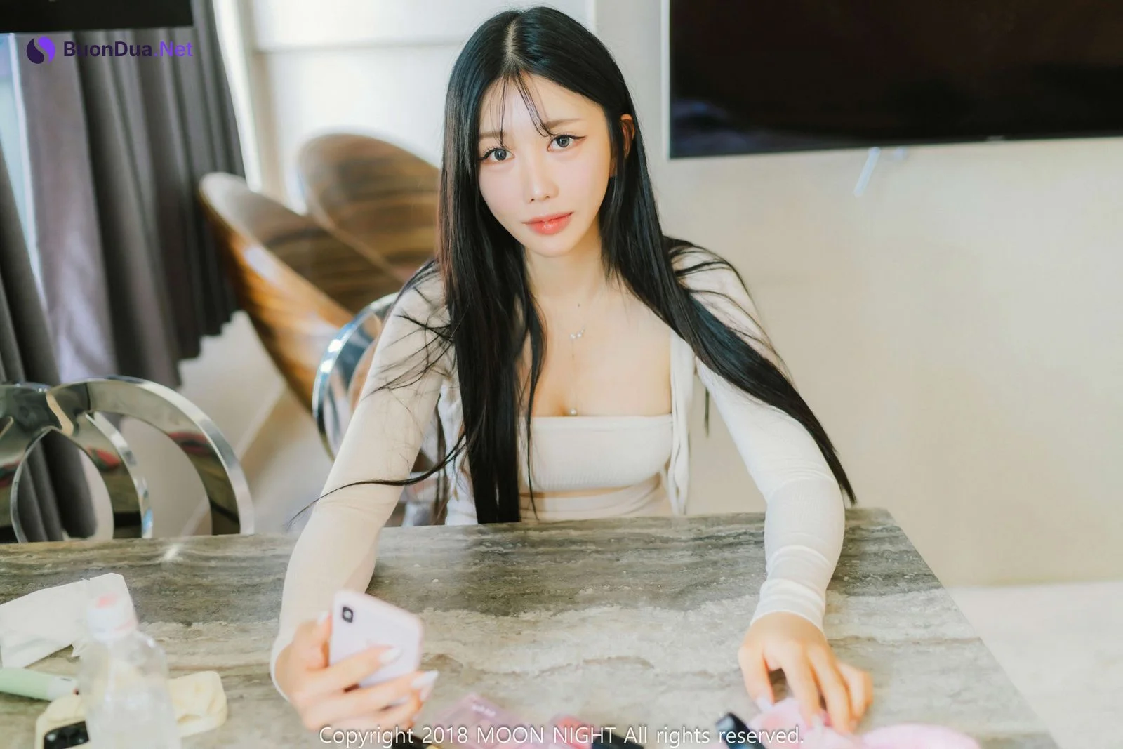 Yunjin 챌이, [Moon Night Snap] Honey Peach Hocance Set.02 - Photo 4