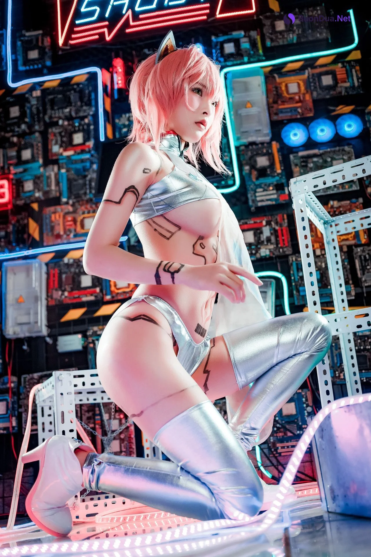 Yuno Shimizu 清水由乃, 写真集 Thai Silk Machine Girl 泰丝机娘 - Photo 12